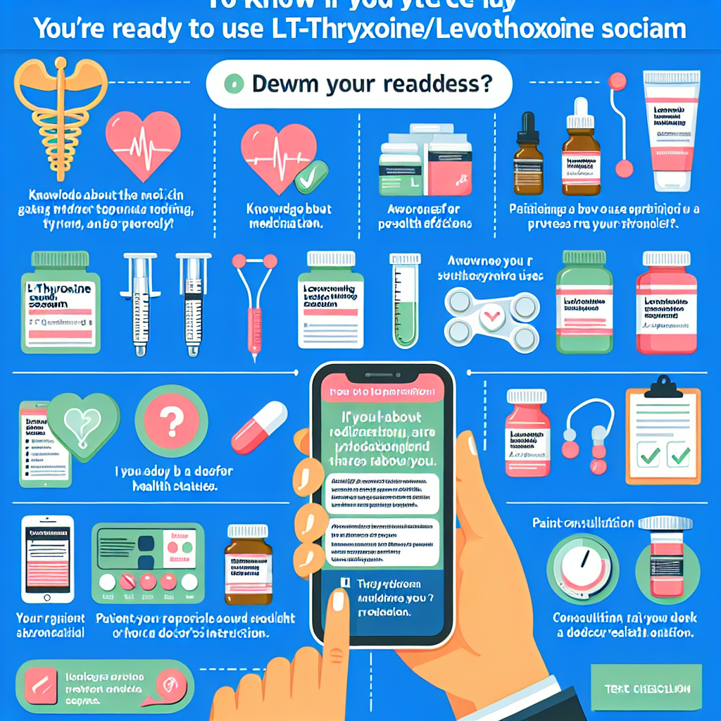Cómo saber si estás listo para usar L-Thyroxine Sodium/Levothyroxine Sodium (LT4 sodium)