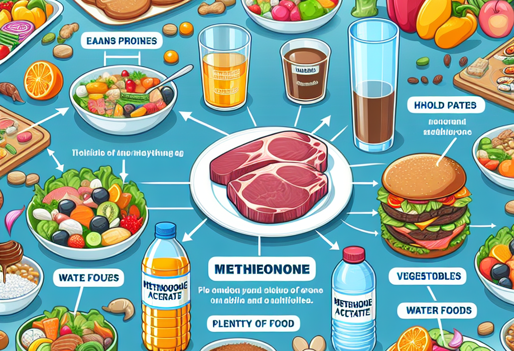 Dieta recomendada durante el uso de Acetato de metenolona