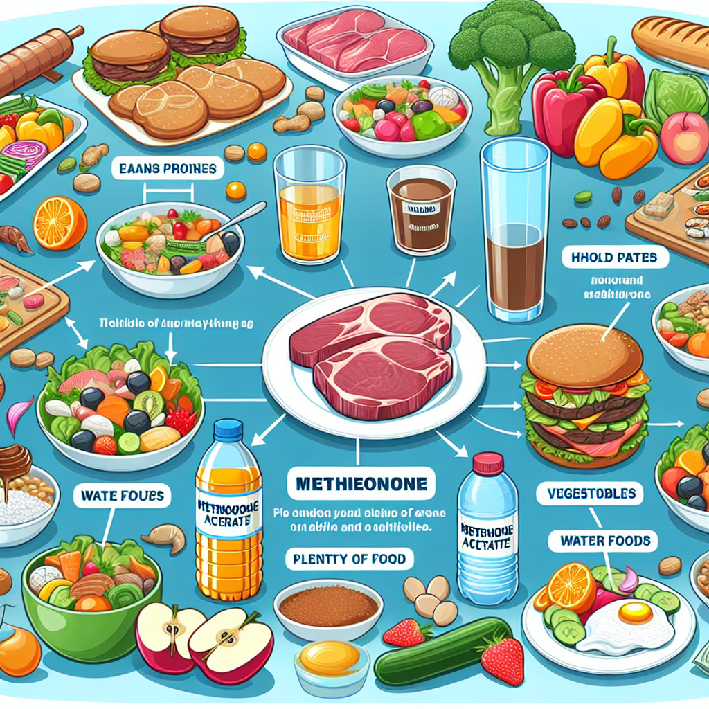 Dieta recomendada durante el uso de Acetato de metenolona