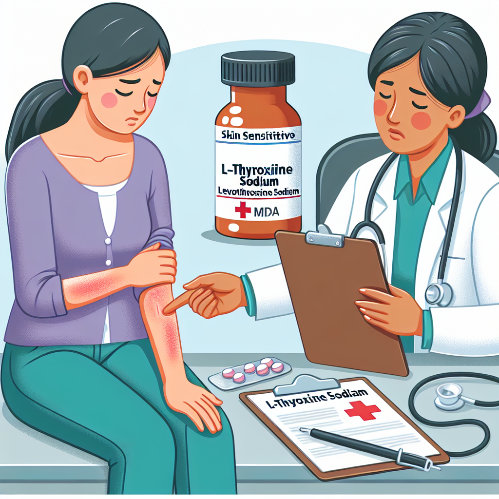 Qué hacer si L-Thyroxine Sodium/Levothyroxine Sodium (LT4 sodium) causa sensibilidad en la piel