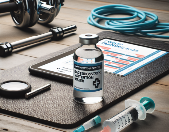 Agua bacteriostática para inyección y entrenamiento de circuito