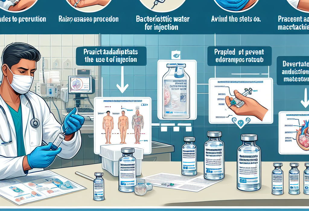 Cómo evitar la adaptación rápida al uso de Agua bacteriostática para inyección