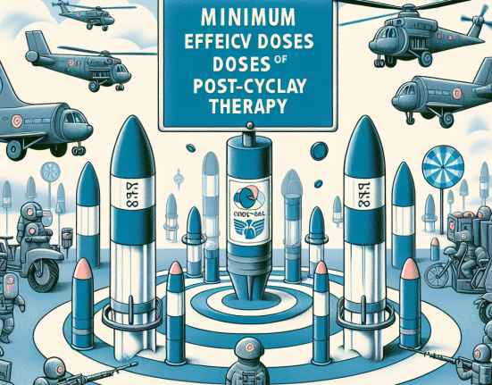 Dosis mínimas efectivas de Terapia post-cíclica