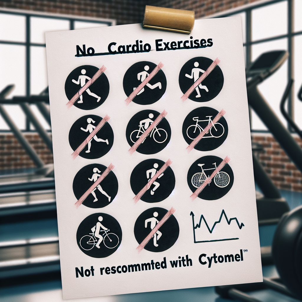 ¿Qué formas de cardio no se recomiendan con Cytomel?