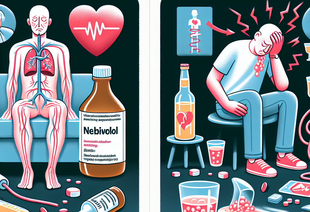 Qué ocurre al mezclar Nebivolol con alcohol
