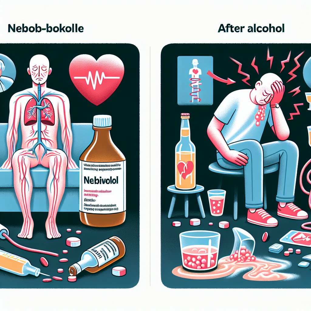 Qué ocurre al mezclar Nebivolol con alcohol