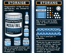 Cómo almacenar correctamente Modafinil (Provigil)