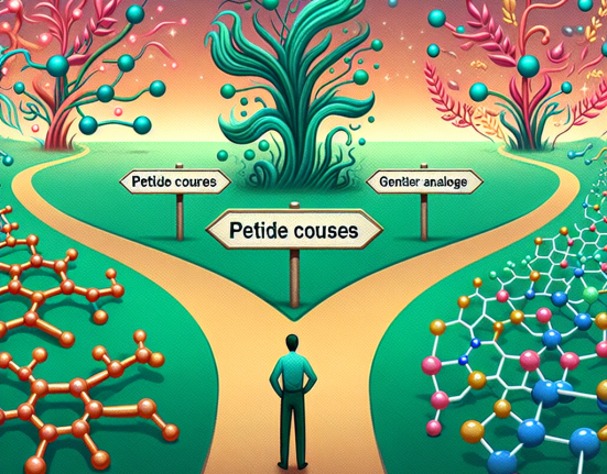 Cómo elegir entre Cursos de péptidos y su análogo más suave