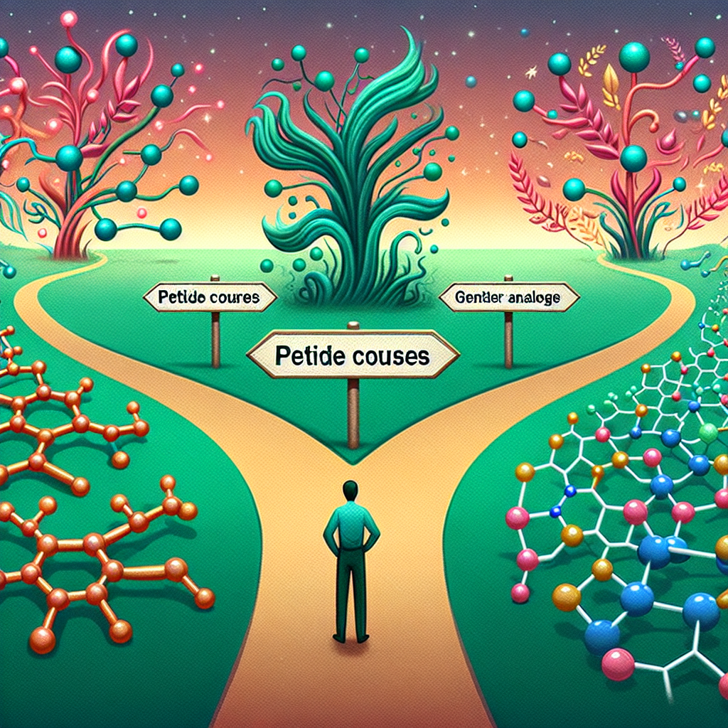 Cómo elegir entre Cursos de péptidos y su análogo más suave