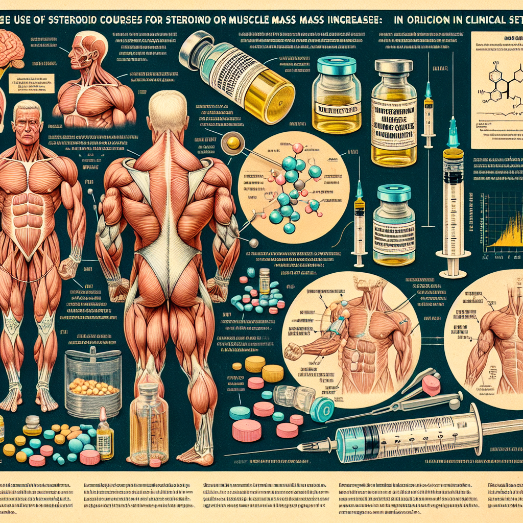Cursos de esteroides para aumentar la masa muscular en contextos clínicos: origen y usos