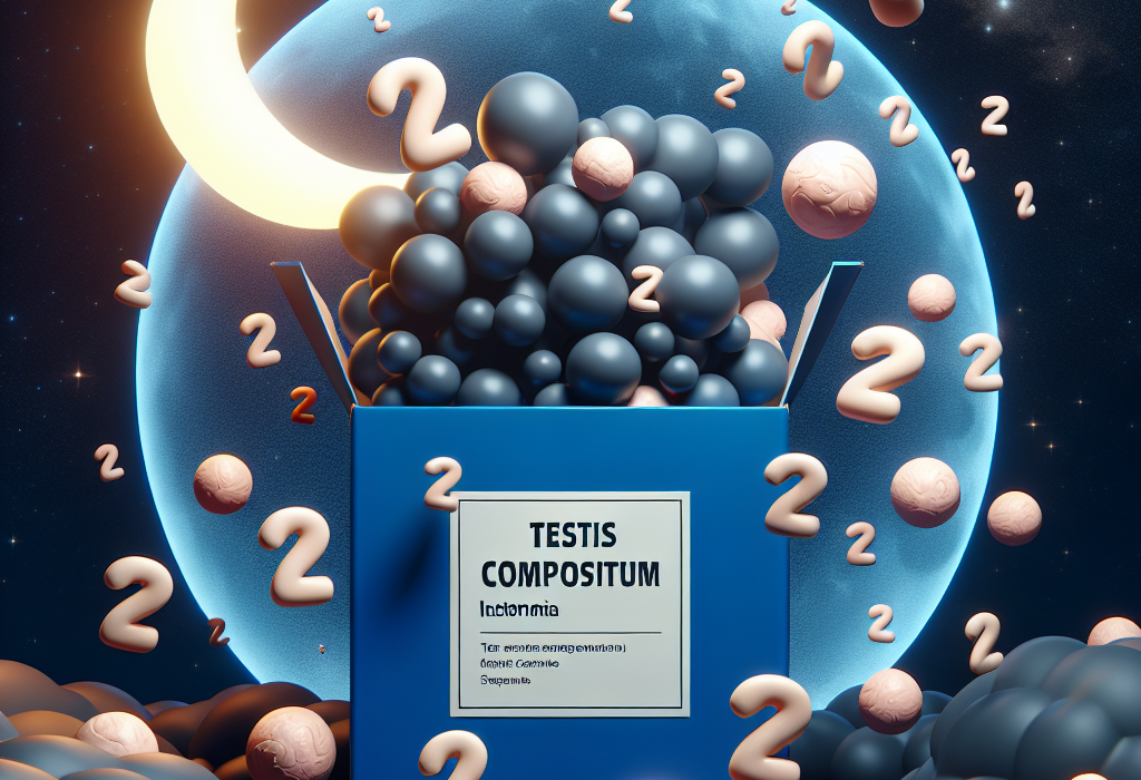 ¿Puede Testis Compositum causar insomnio?