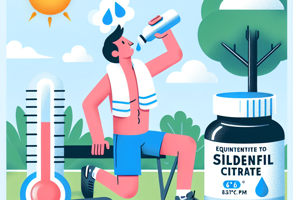 Qué adaptaciones hacer si entrenas en clima caluroso con Sildenafil Citrate (Viagra generic)