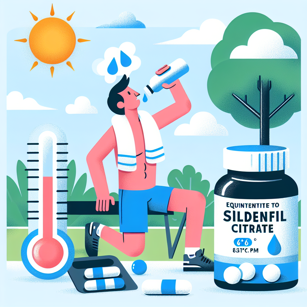 Qué adaptaciones hacer si entrenas en clima caluroso con Sildenafil Citrate (Viagra generic)