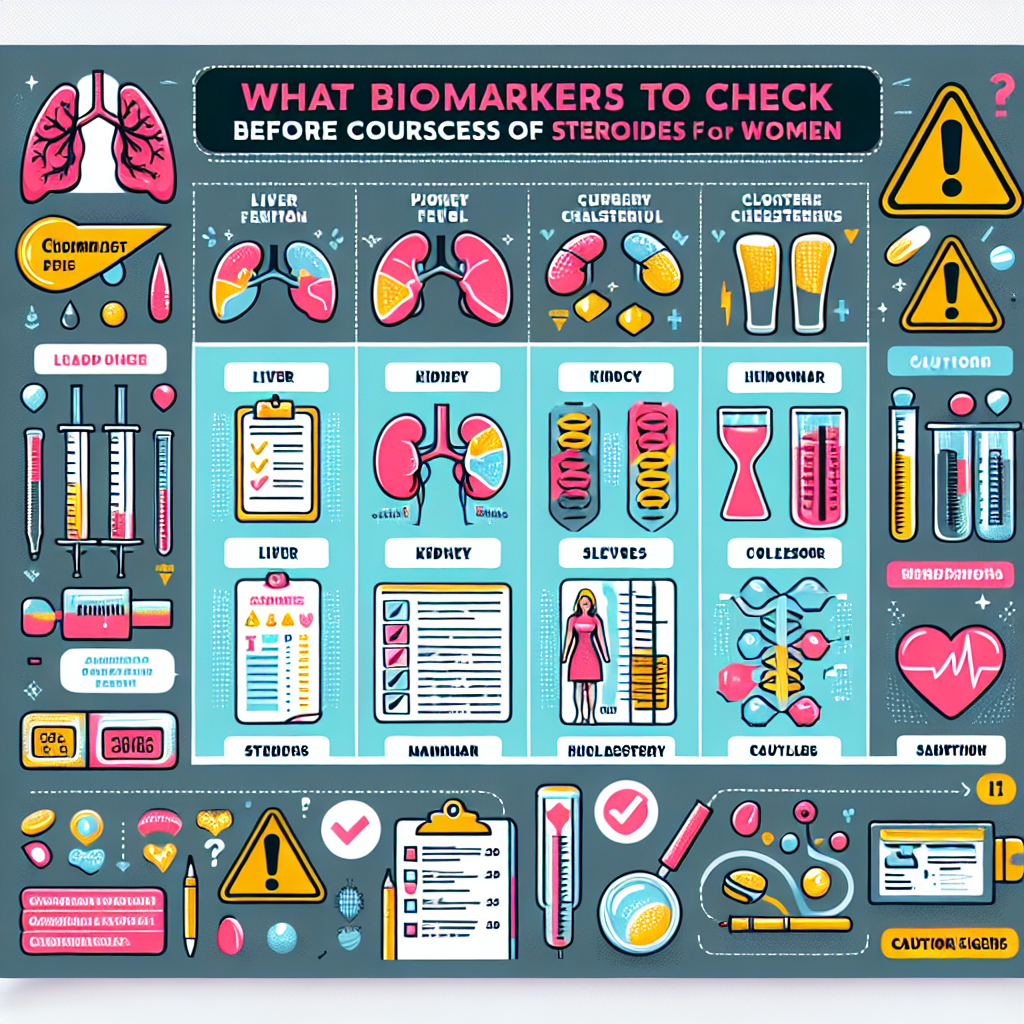 Qué biomarcadores revisar antes de usar Cursos de esteroides para mujeres