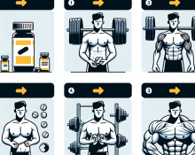 Viagra y ritmo de crecimiento muscular en principiantes