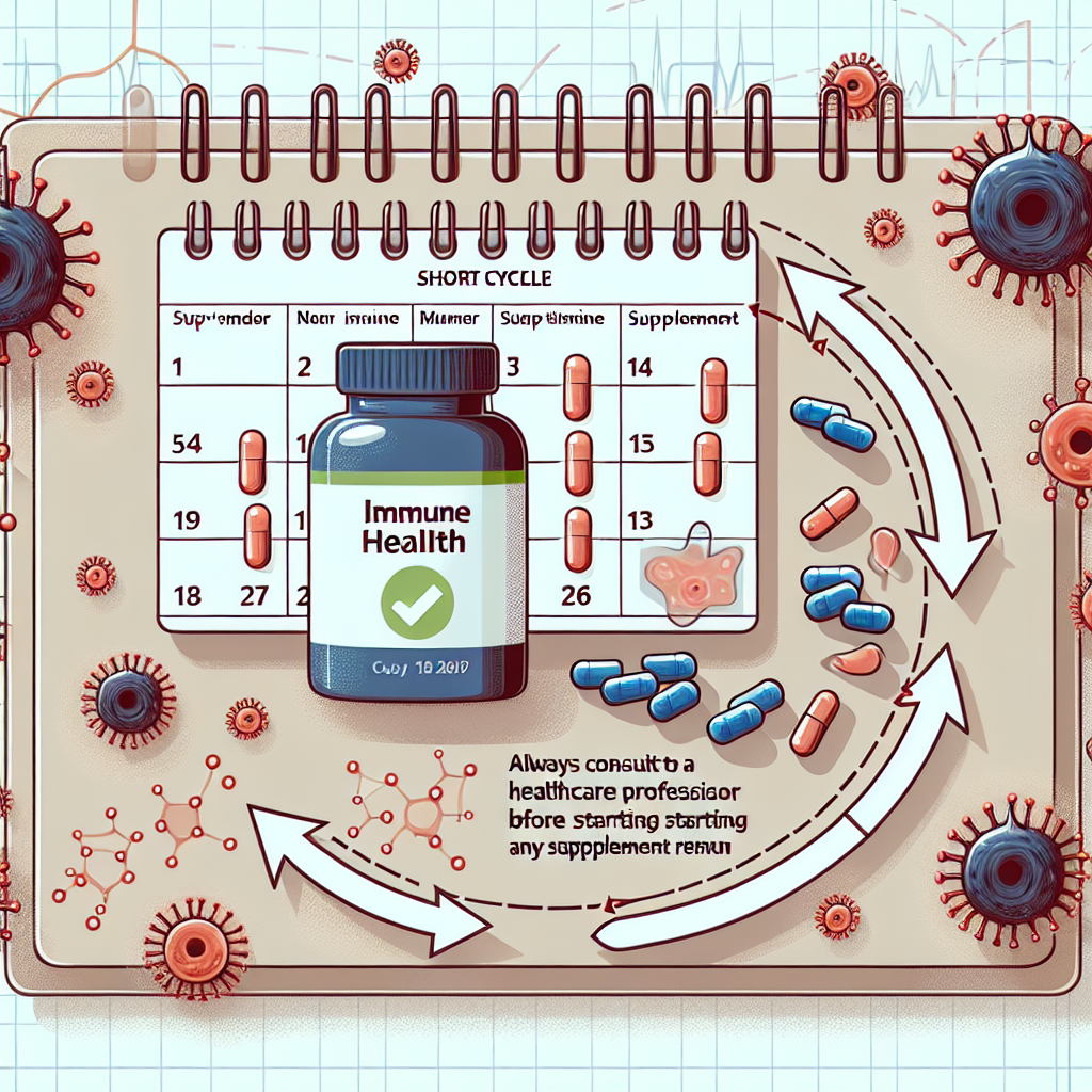 Cómo tomar correctamente Salud inmunológica en un ciclo corto