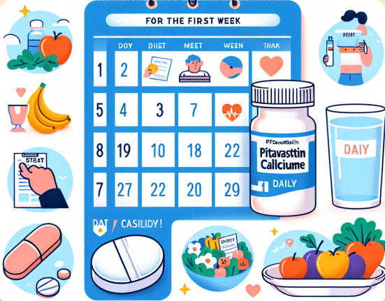 Consejos para la primera semana con Pitavastatina cálcica