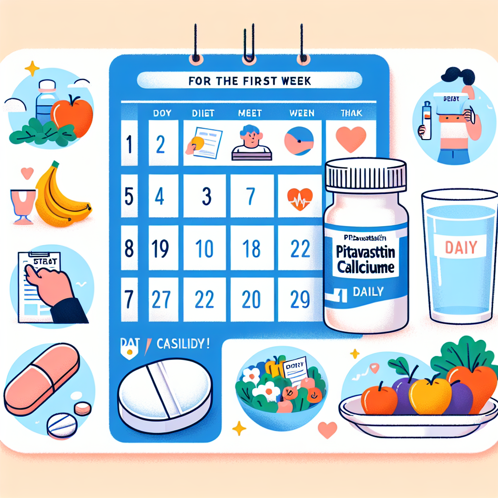 Consejos para la primera semana con Pitavastatina cálcica