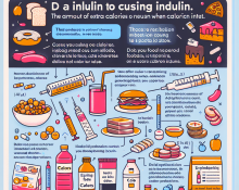 ¿Cuántas calorías extra consumir con Insulina?