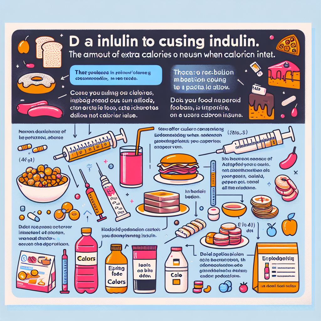 ¿Cuántas calorías extra consumir con Insulina?