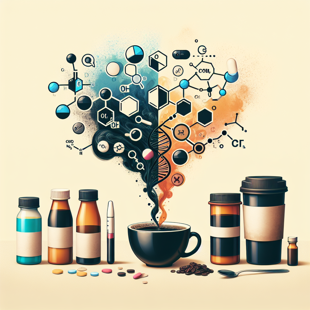 ¿Qué pasa al mezclar Colesterol - agentes reductores con cafeína?